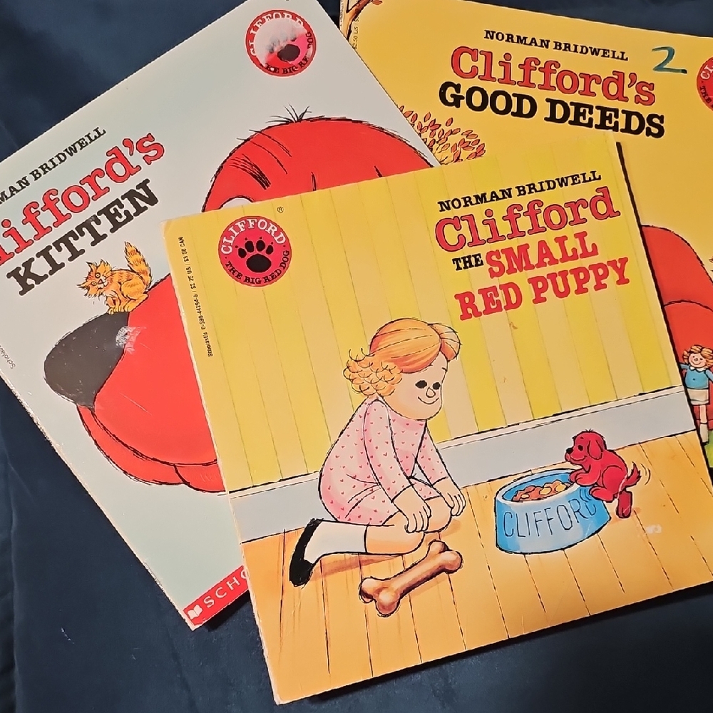 Clifford's Adventures Book Set - Kitten, Small Red Puppy, Good Deeds